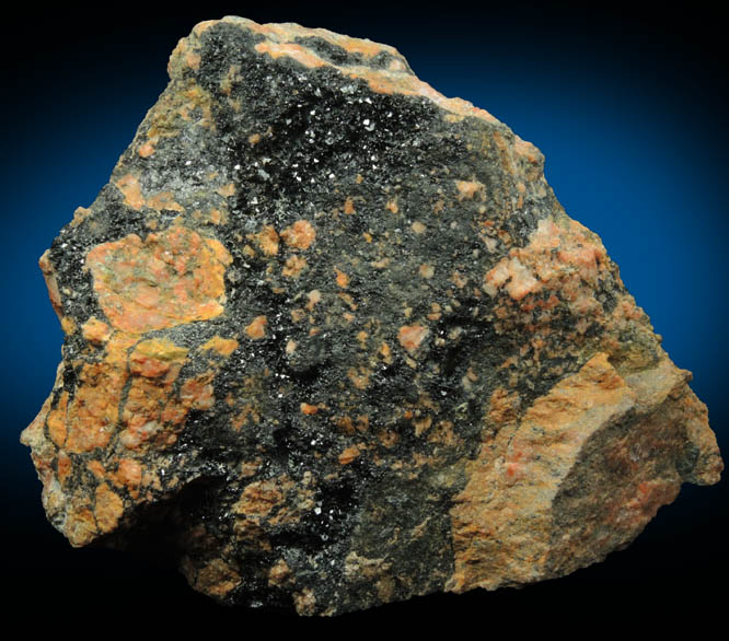 Babingtonite from Blueberry Mountain Quarry, Woburn, Middlesex County, Massachusetts