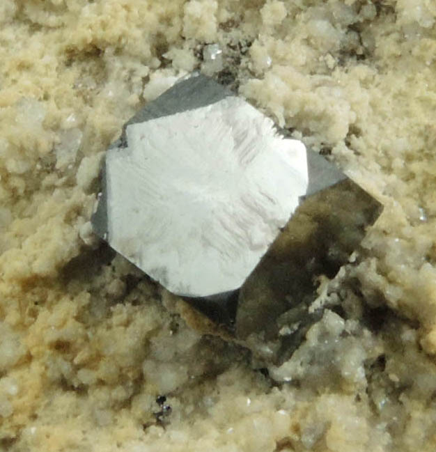 Bixbyite on rhyolite from Thomas Range, Juab County, Utah (Type Locality for Bixbyite)