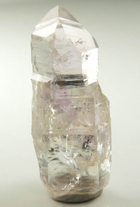 Quartz var. Amethyst (reverse-scepter formation) from Deer Hill, Stowe, Oxford County, Maine