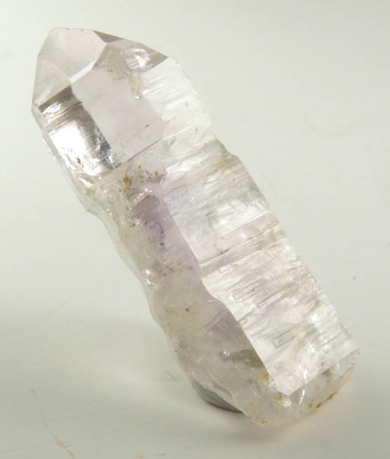 Quartz var. Amethyst (reverse-scepter formation) from Deer Hill, Stowe, Oxford County, Maine