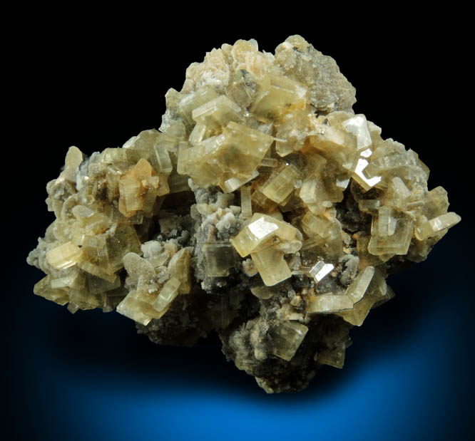 Barite over Quartz, Pyrite, Sphalerite from 120 Stope, 1250 Level, Black Cloud Mine, Leadville District, Lake County, Colorado