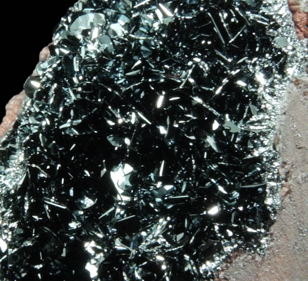 Hematite on Goethite from Beckermet Mine, West Cumberland Iron Mining District, Cumbria, England