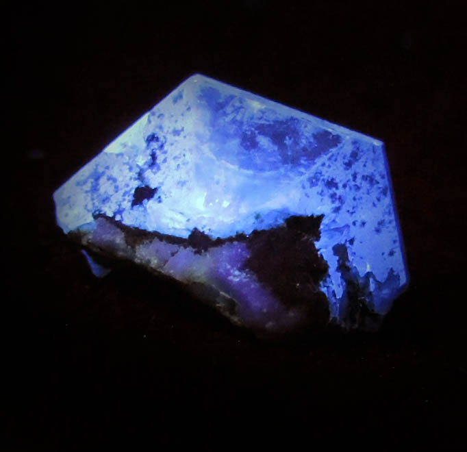 Benitoite from Benitoite Gem Mine, New Idria District, San Benito County, California (Type Locality for Benitoite)