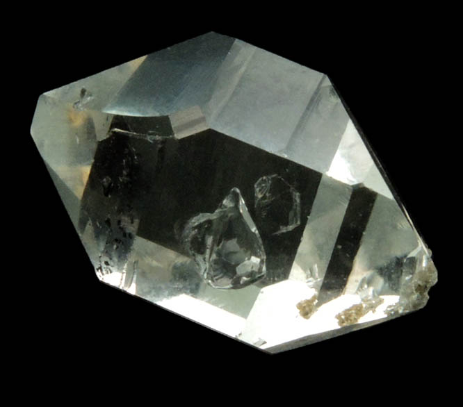 Quartz var. Herkimer Diamond with rare {2111} S-faces from Hickory Hill Diamond Diggings, Fonda, Montgomery County, New York