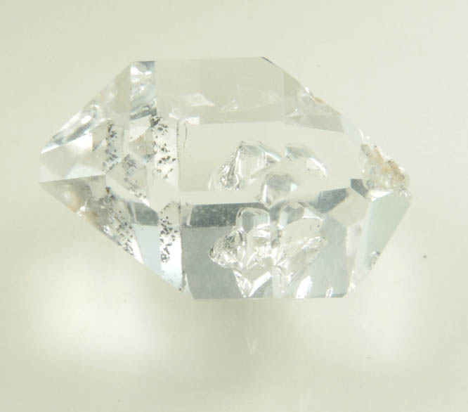 Quartz var. Herkimer Diamond with rare {2111} S-faces from Hickory Hill Diamond Diggings, Fonda, Montgomery County, New York