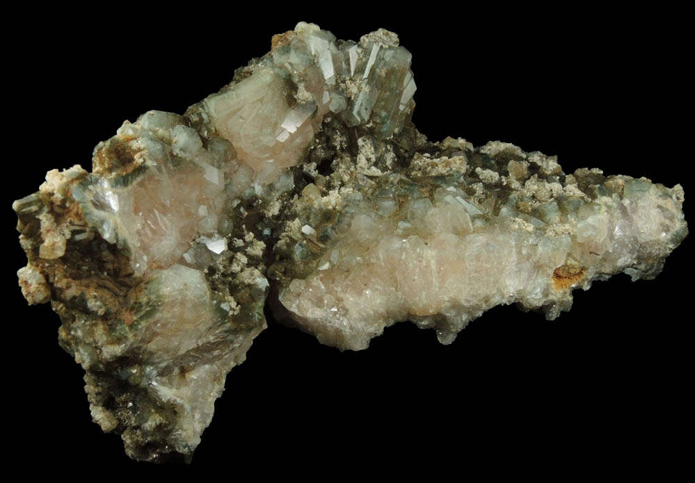 Apophyllite with Chlorite inclusions from Millington Quarry, Bernards Township, Somerset County, New Jersey