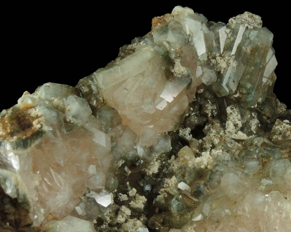 Apophyllite with Chlorite inclusions from Millington Quarry, Bernards Township, Somerset County, New Jersey