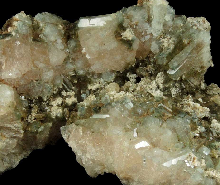 Apophyllite with Chlorite inclusions from Millington Quarry, Bernards Township, Somerset County, New Jersey