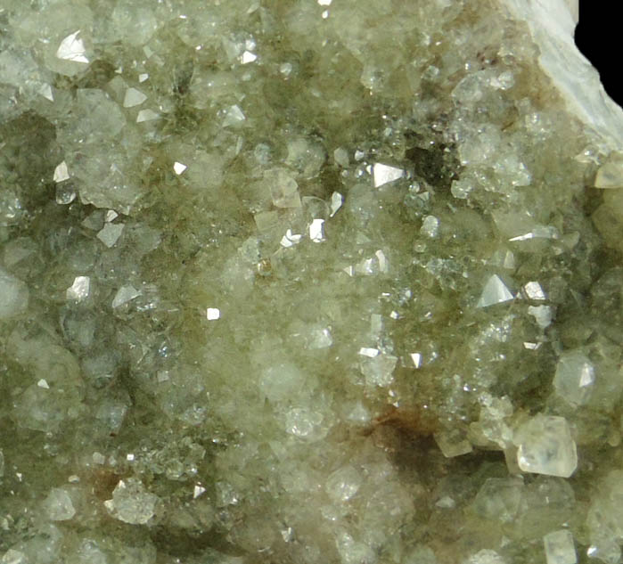 Quartz, Datolite, Calcite over Pectolite from Millington Quarry, Bernards Township, Somerset County, New Jersey