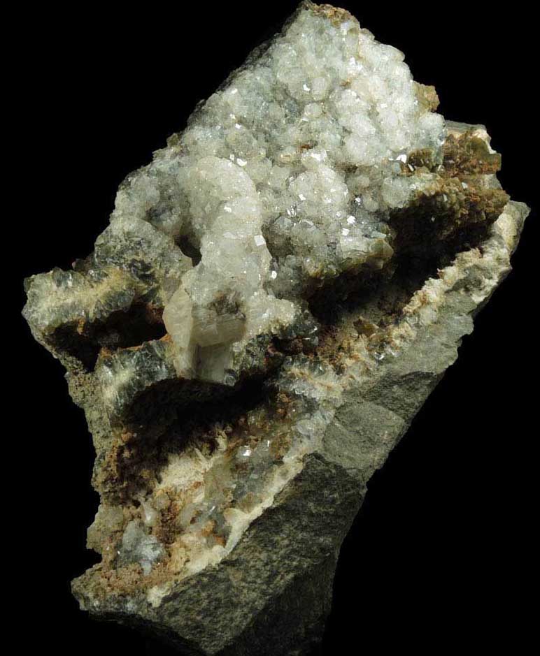 Apophyllite with Chlorite inclusions from Millington Quarry, Bernards Township, Somerset County, New Jersey