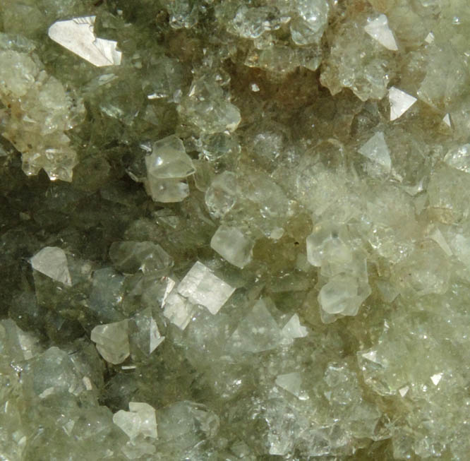 Quartz, Datolite, Calcite over Pectolite from Millington Quarry, Bernards Township, Somerset County, New Jersey