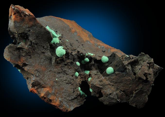 Malachite from Morenci Mine, 4750' Level, Lone Star Area, Clifton District, Greenlee County, Arizona