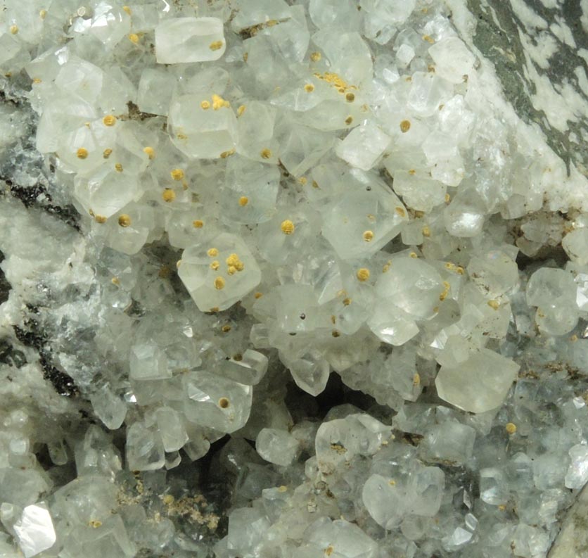 Quartz and Calcite with Goethite from Millington Quarry, Bernards Township, Somerset County, New Jersey