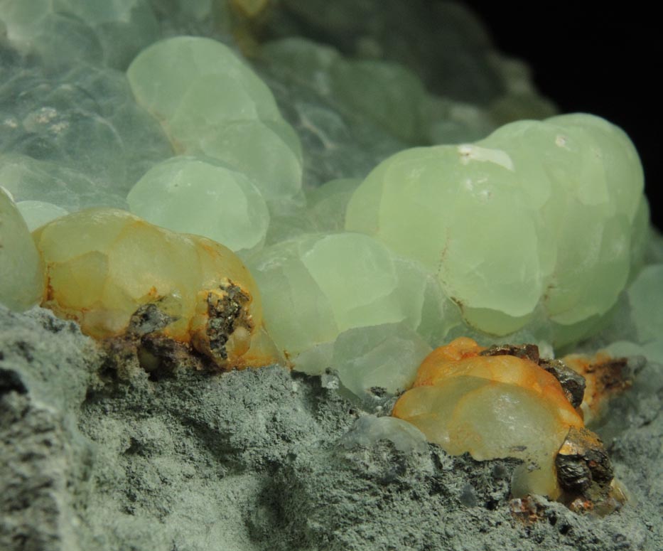 Prehnite with Pyrrhotite from Millington Quarry, Bernards Township, Somerset County, New Jersey