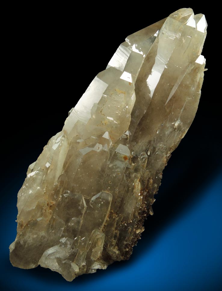 Quartz var. Smoky Quartz from North Moat Mountain, Bartlett, Carroll County, New Hampshire