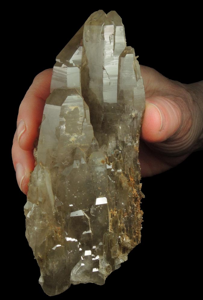 Quartz var. Smoky Quartz from North Moat Mountain, Bartlett, Carroll County, New Hampshire