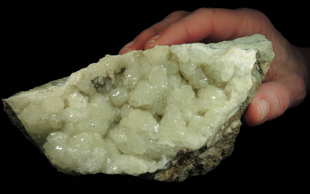 Datolite with Calcite and filiform Pyrite from Millington Quarry, Bernards Township, Somerset County, New Jersey