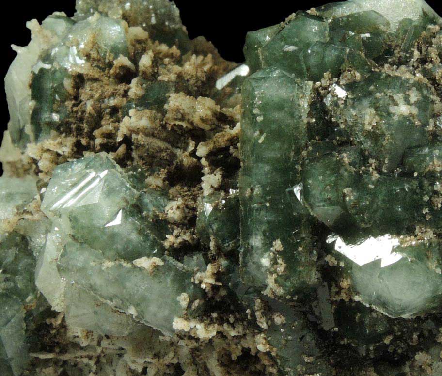 Apophyllite with Chlorite inclusions from Millington Quarry, Bernards Township, Somerset County, New Jersey