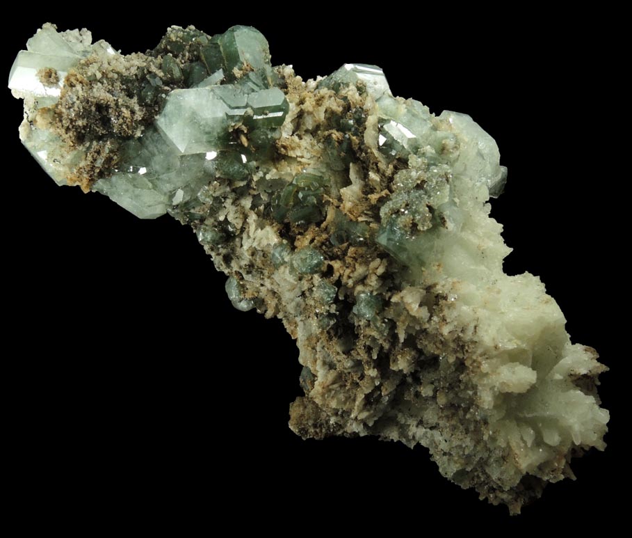 Apophyllite with Chlorite inclusions from Millington Quarry, Bernards Township, Somerset County, New Jersey