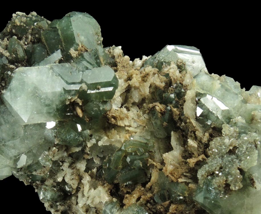 Apophyllite with Chlorite inclusions from Millington Quarry, Bernards Township, Somerset County, New Jersey