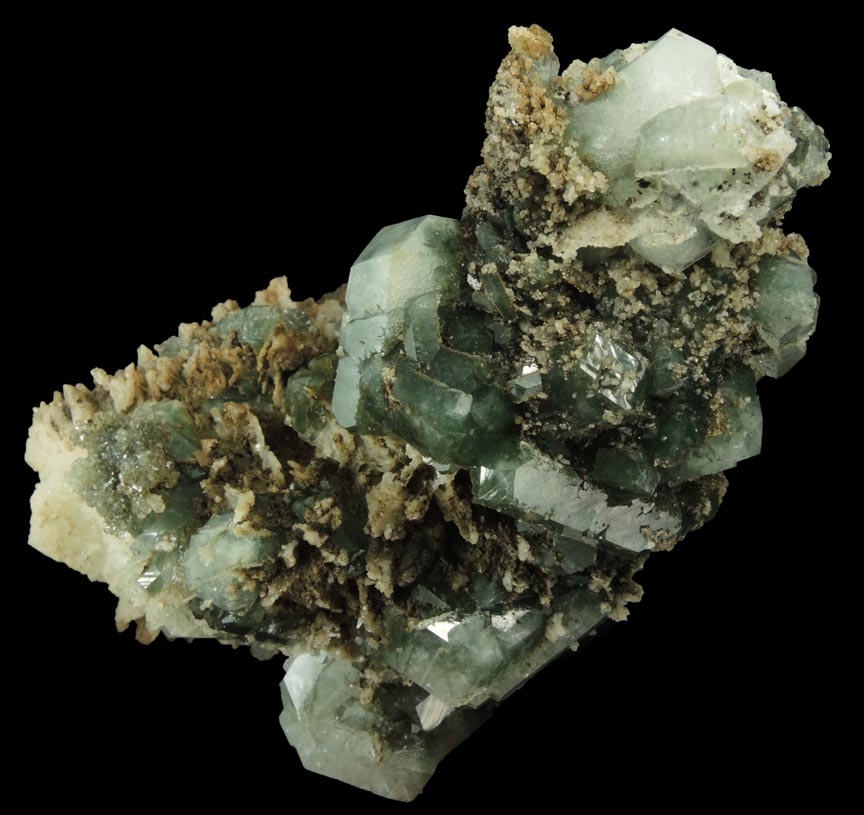 Apophyllite with Chlorite inclusions from Millington Quarry, Bernards Township, Somerset County, New Jersey