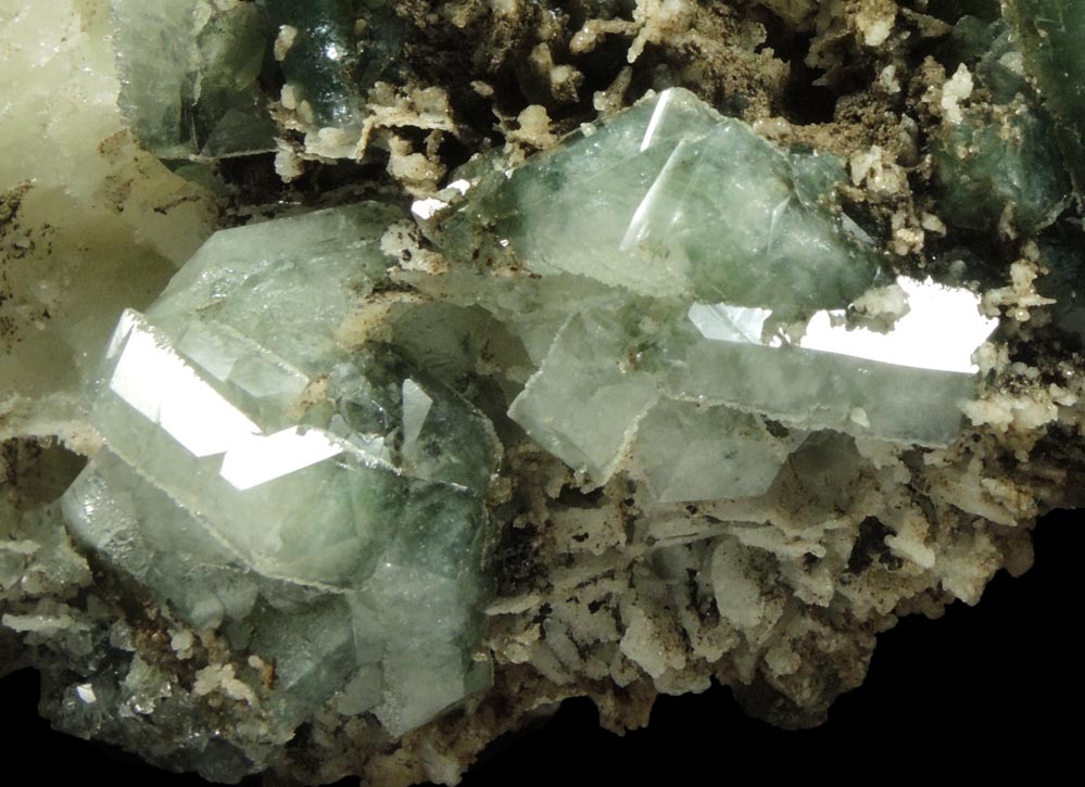 Apophyllite with Chlorite inclusions from Millington Quarry, Bernards Township, Somerset County, New Jersey