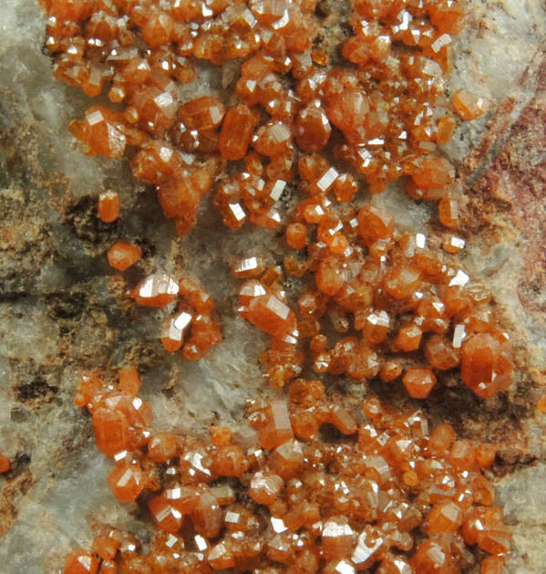 Vanadinite from J.C. Holmes Claim, Patagonia, Santa Cruz County, Arizona