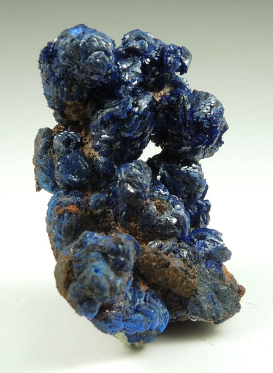 Azurite from Morenci Mine, 4750' Level, Lone Star Area, Clifton District, Greenlee County, Arizona