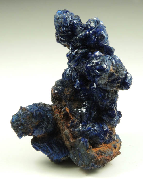 Azurite from Morenci Mine, 4750' Level, Lone Star Area, Clifton District, Greenlee County, Arizona