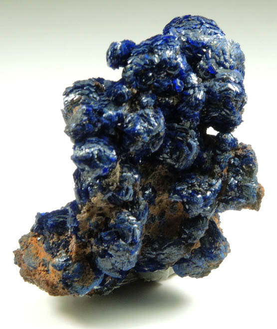 Azurite from Morenci Mine, 4750' Level, Lone Star Area, Clifton District, Greenlee County, Arizona