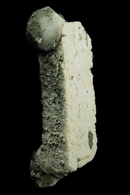 Analcime on Orthoclase with Chlorite from 3M Quarry, Granite Mountain, Pulaski County, Arkansas