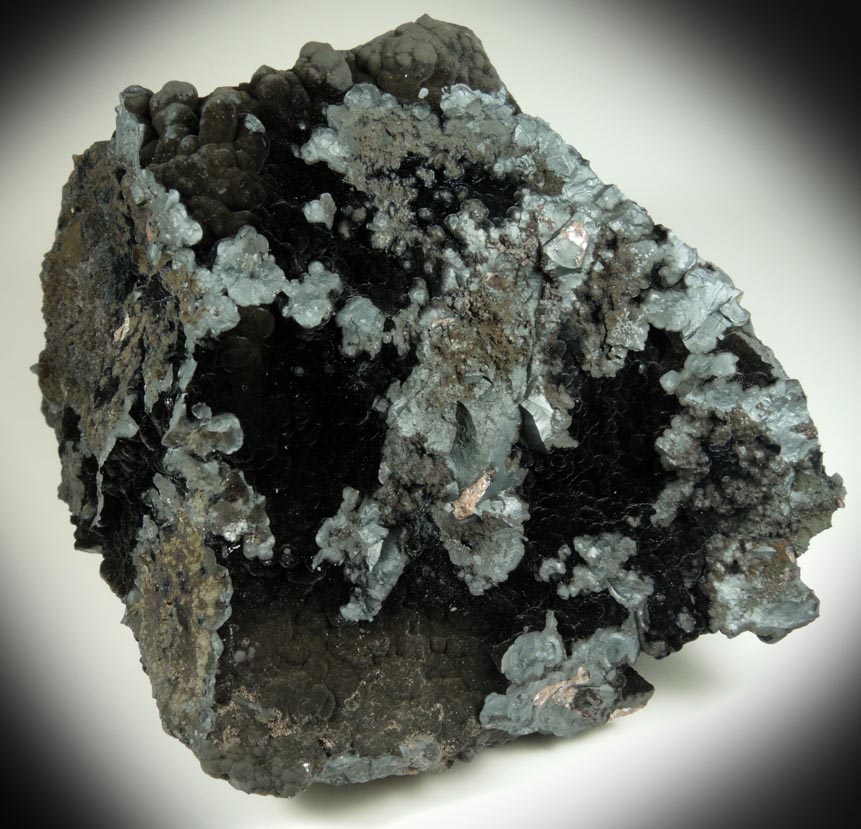 Psilomelane (Pyrolusite, Romanchite, Cryptomelane) from Lake Valley District, Sierra County, New Mexico