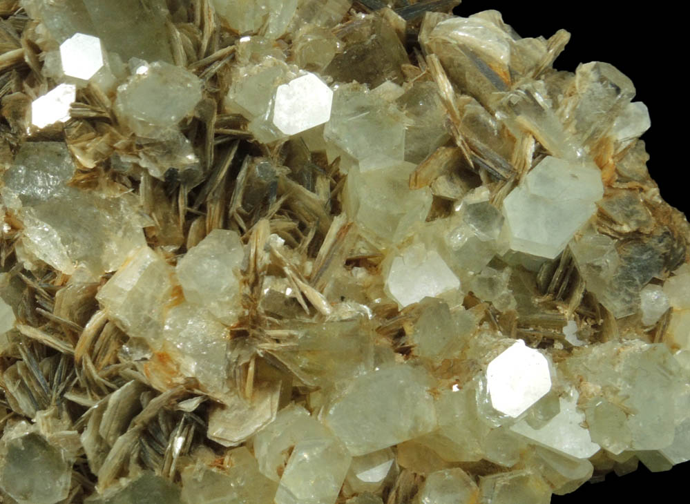 Beryl var. Aquamarine with Muscovite from Nagar, Hunza Valley, Gilgit District, Gilgit-Baltistan, Pakistan