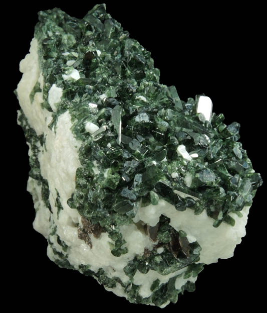 Diopside and Albite from Mulvaney Property, Pitcairn, St. Lawrence County, New York