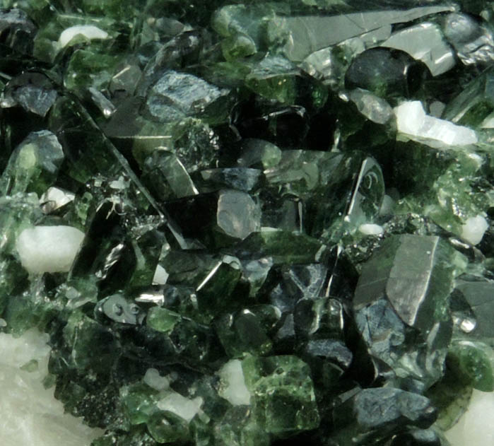 Diopside and Albite from Mulvaney Property, Pitcairn, St. Lawrence County, New York