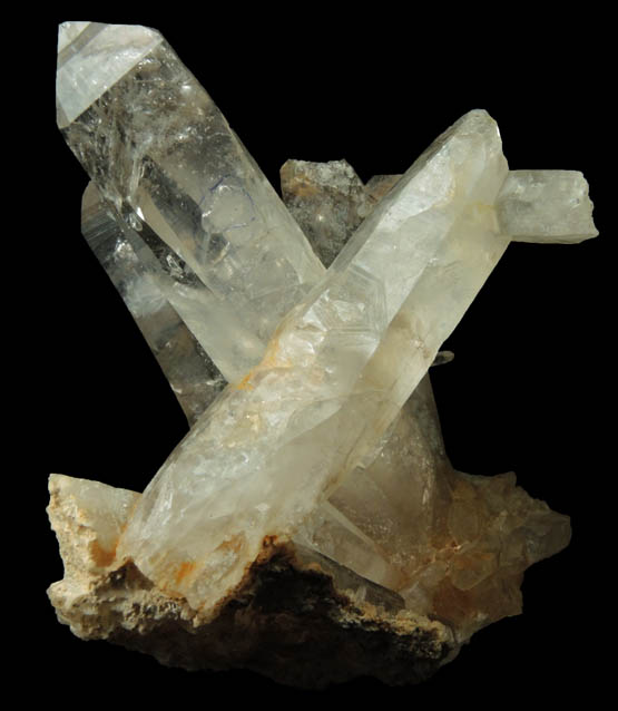 Quartz with moveable internal bubble (Enhydro) from Biedell Creek Quartz Prospects, Crystal Hill, 12.5 km northwest of La Garita, Saguache County, Colorado