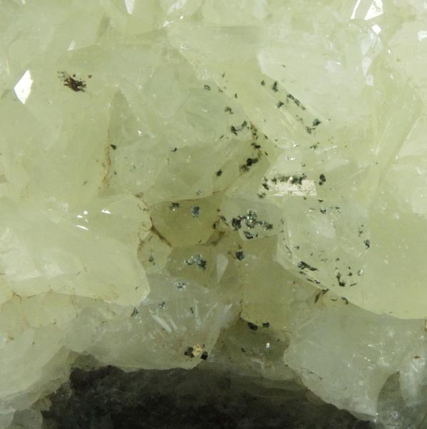 Datolite with Pyrite and Babingtonite or Clinochlore(?) from Millington Quarry, Bernards Township, Somerset County, New Jersey