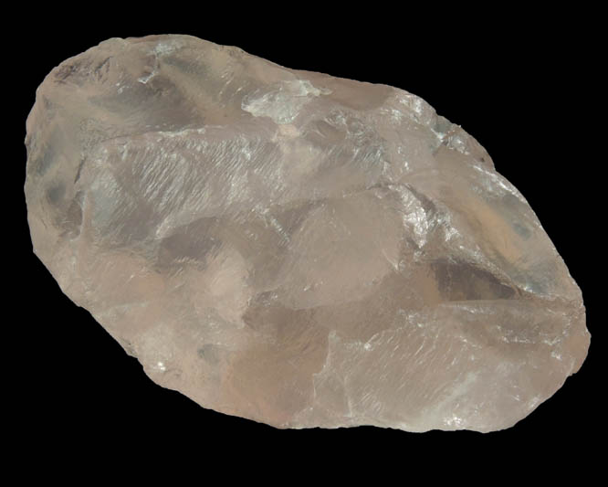 Quartz var. Rose Quartz from Bumpus Quarry, Albany, Oxford County, Maine