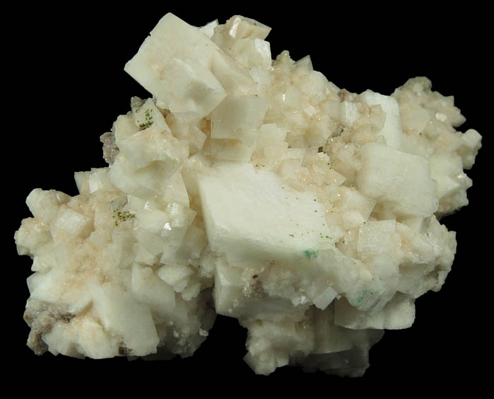 Calcite with Duftite from Tsumeb Mine, Otavi-Bergland District, Oshikoto, Namibia (Type Locality for Duftite)