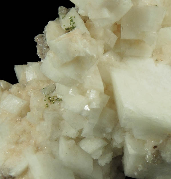 Calcite with Duftite from Tsumeb Mine, Otavi-Bergland District, Oshikoto, Namibia (Type Locality for Duftite)