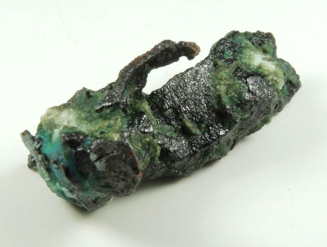 Copper, Chalcocite, Chrysocolla from Chimney Rock Quarry, Bound Brook, Somerset County, New Jersey