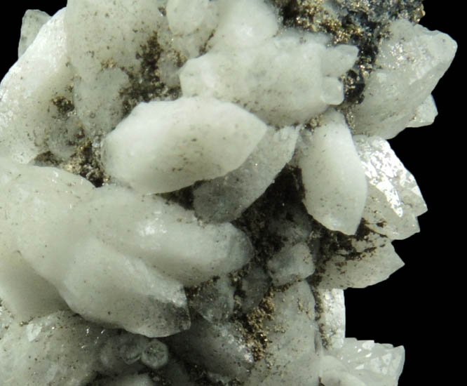 Quartz, Calcite, Pyrite from North Table Mountain, Golden, Jefferson County, Colorado