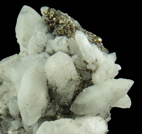 Quartz, Calcite, Pyrite from North Table Mountain, Golden, Jefferson County, Colorado