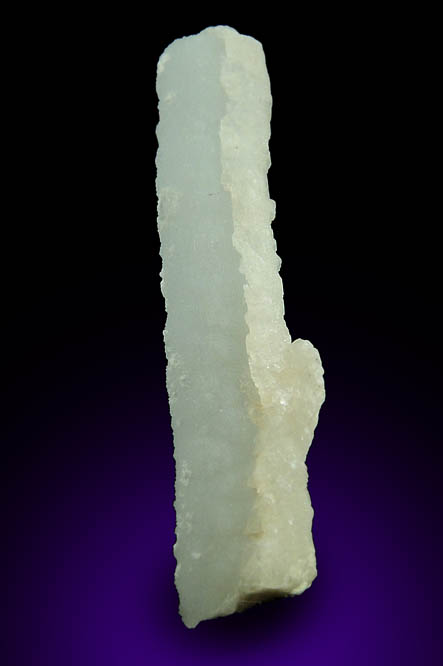 Celestine stalactite with Calcite coating from Picunches, Neuquén, Argentina
