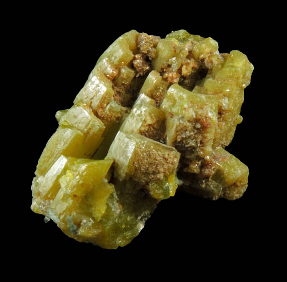 Pyromorphite from Society Girl Mine, Moyie, British Columbia, Canada