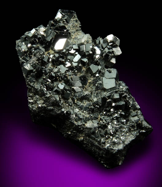 Andradite var. Melanite Garnet from New Idria District, San Benito County, California