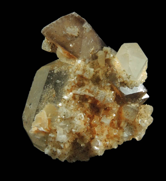 Scheelite, Quartz, Calcite, Dolomite from Yaogangxian Mine, Nanling Mountains, Hunan, China