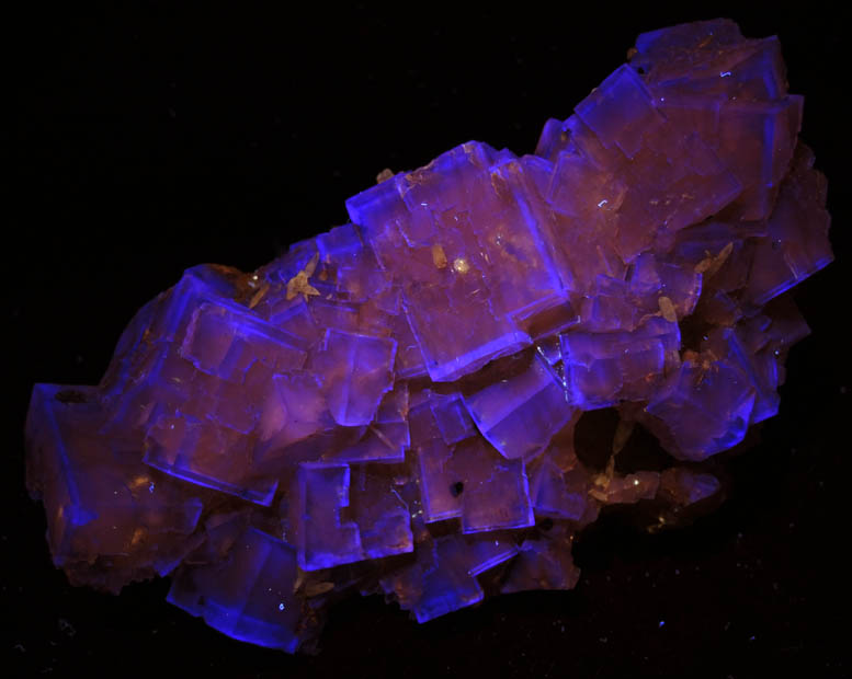 Fluorite with minor Calcite from Cave-in-Rock District, Hardin County, Illinois