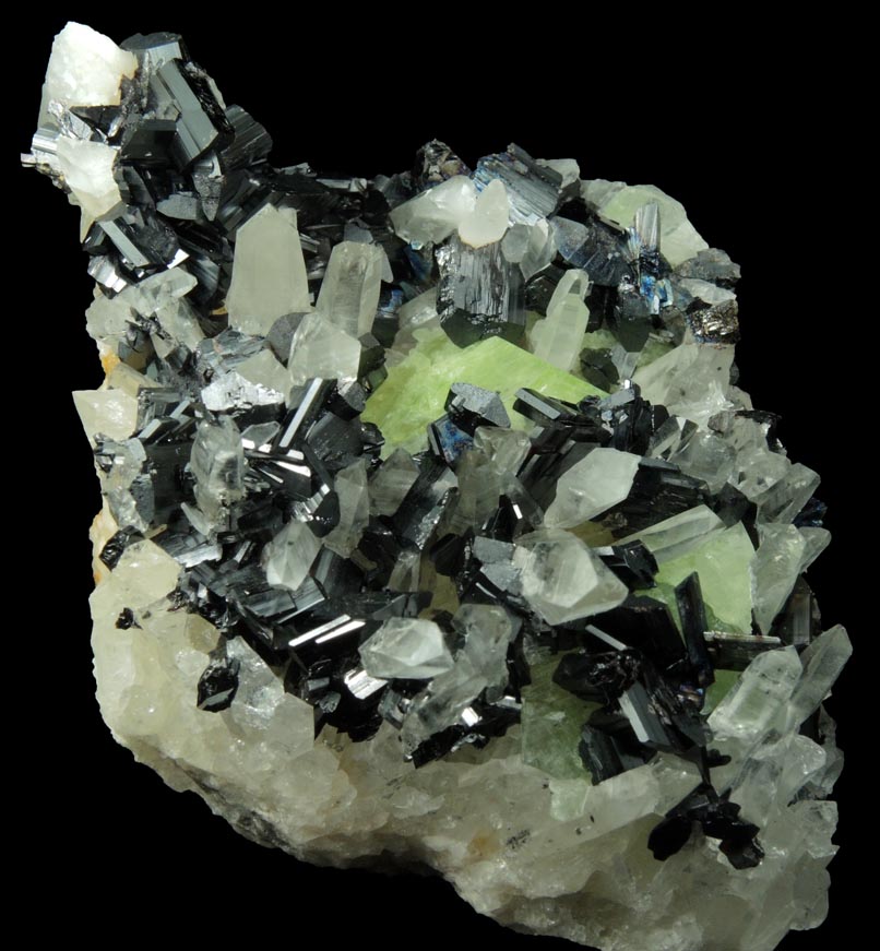 Augelite, Hbnerite, Quartz from Tamboras Mine, Mundo Nuevo, Huamachuco, La Libertad, Peru