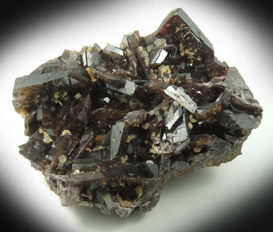 Axinite-(Fe) with Quartz from Nandan, Hechi, Guangxi, China